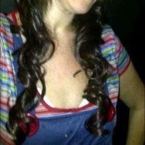 🆕 Hair Extensions Dark Brown 18in Clip In